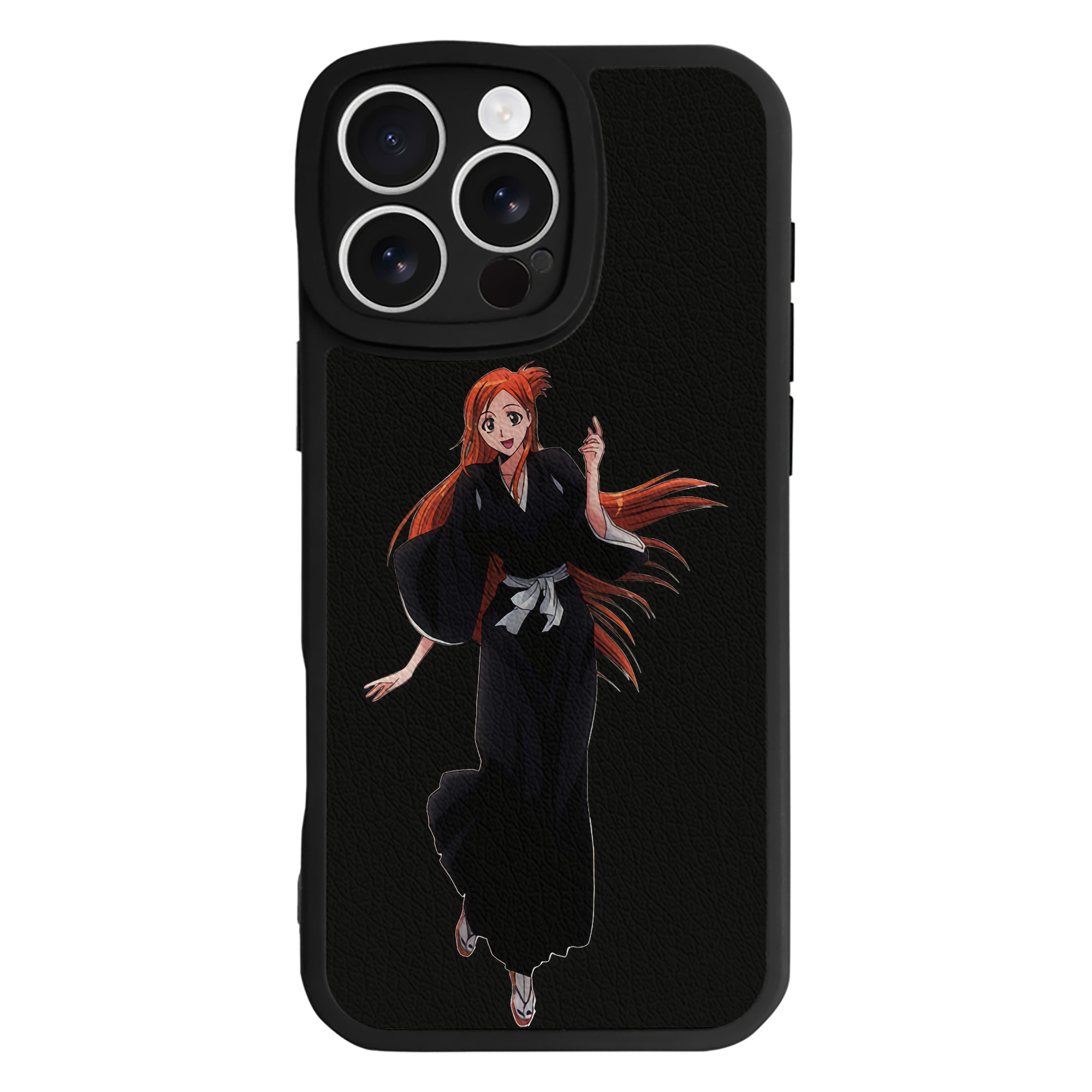 （画像用） ブリーチ 井上織姫（いのうえおりひめ） BLEACH Inoue Orihime 【iPhone 16シリーズ対応】シリコンスマホケース（レザー調） 材質：シリコン